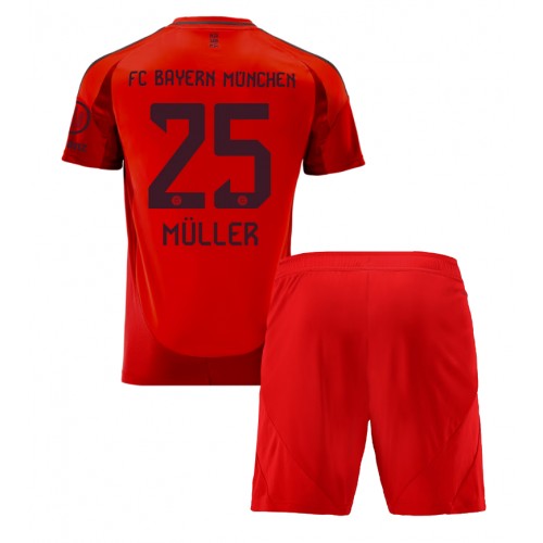 Bayern Munich Thomas Muller #25 Domaci Dres za djecu 2024-25 Kratak Rukav (+ Kratke hlače)